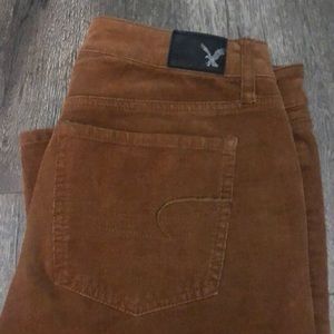 American Eagle Brown Corduroy Pants